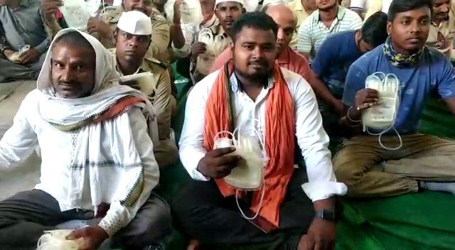 निरंकारी भक्तों ने उत्साह के साथ किया रक्तदान
