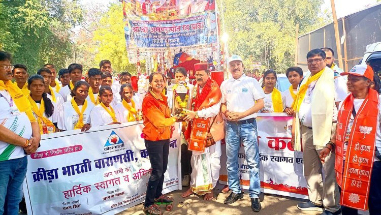 स्वच्छता का संदेश देकर गंगज्योत यात्रा पटना रवाना