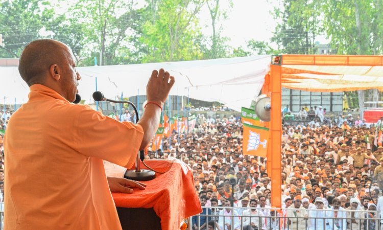 योगी के सामने बोला सहारनपुर, अबकी पार-400 पार