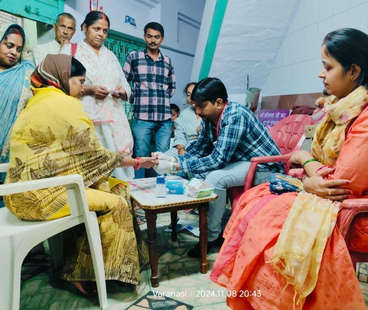 फाइलेरिया की रोकथाम को लेकर स्वास्थ्य विभाग एलर्ट कराया गया नाइट ब्लड सर्वे