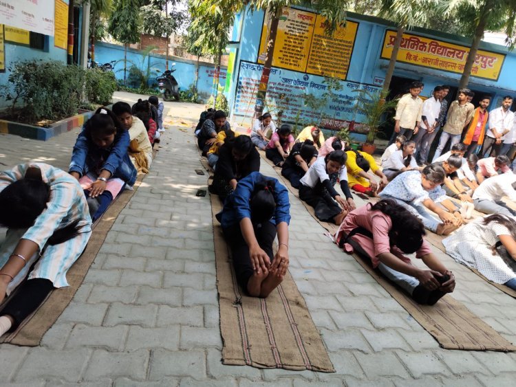 एक दिवसीय योग शिविर का आयोजन